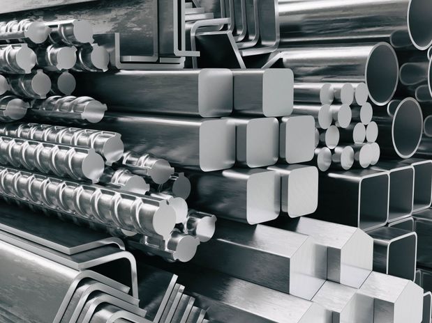 stainless steel tubes in different shapes for testing with a steel tester